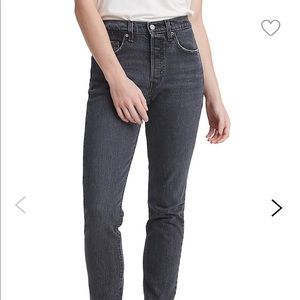 Levi’s 501 skinny jeans, new with tags
